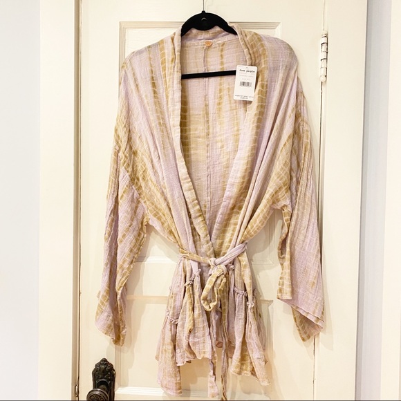 NWT Free People FP One Sasha Tie Dye Kimono - Picture 6 of 11